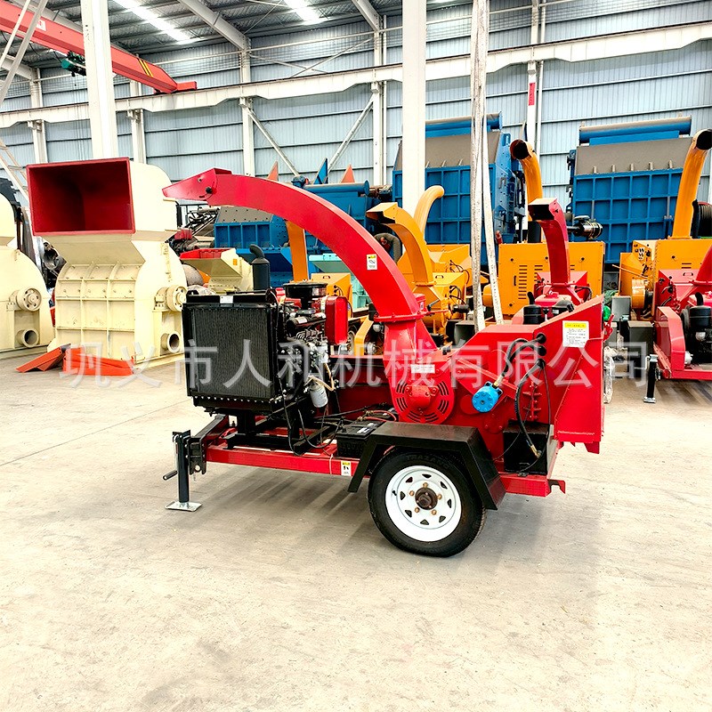 小型树枝粉碎机厂家 园林绿化碎枝机 柴油枝条树木树叶杂木粉碎机