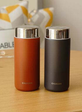 小巧迷你口袋保温杯女生创意超萌水杯子316不锈钢带茶漏便携可爱