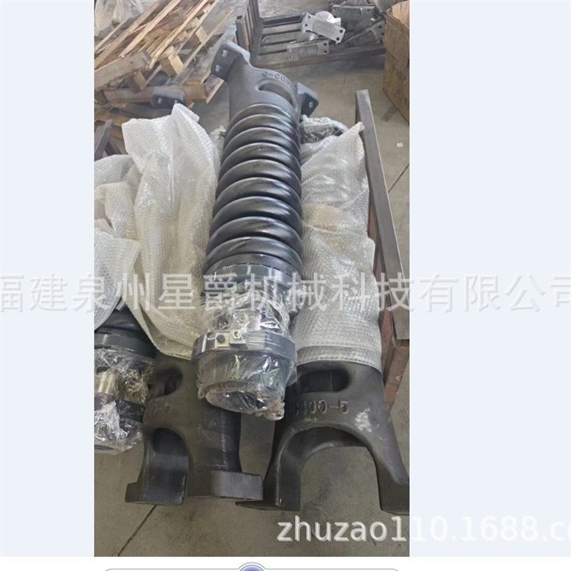 泉州 PC100 120 130-7涨紧油缸 引L导轮 张紧油缸弹簧 挖掘机