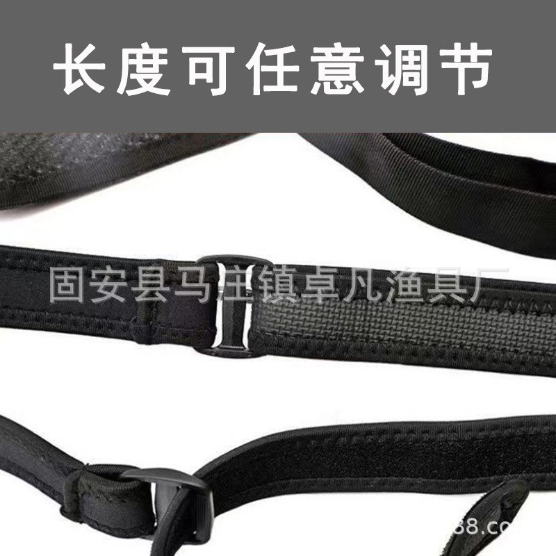 路亚背杆带束杆带路亚竿绑带鱼竿便携肩带多功能海钓杆矶钓竿绑带