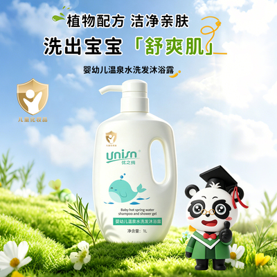 优之纯洗发沐浴露洗沐二合一1L装