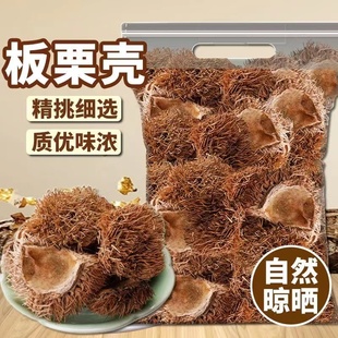 精选板栗刺壳中药板栗壳毛球栗子刺带刺壳风粟外壳粟子壳扎手淋巴