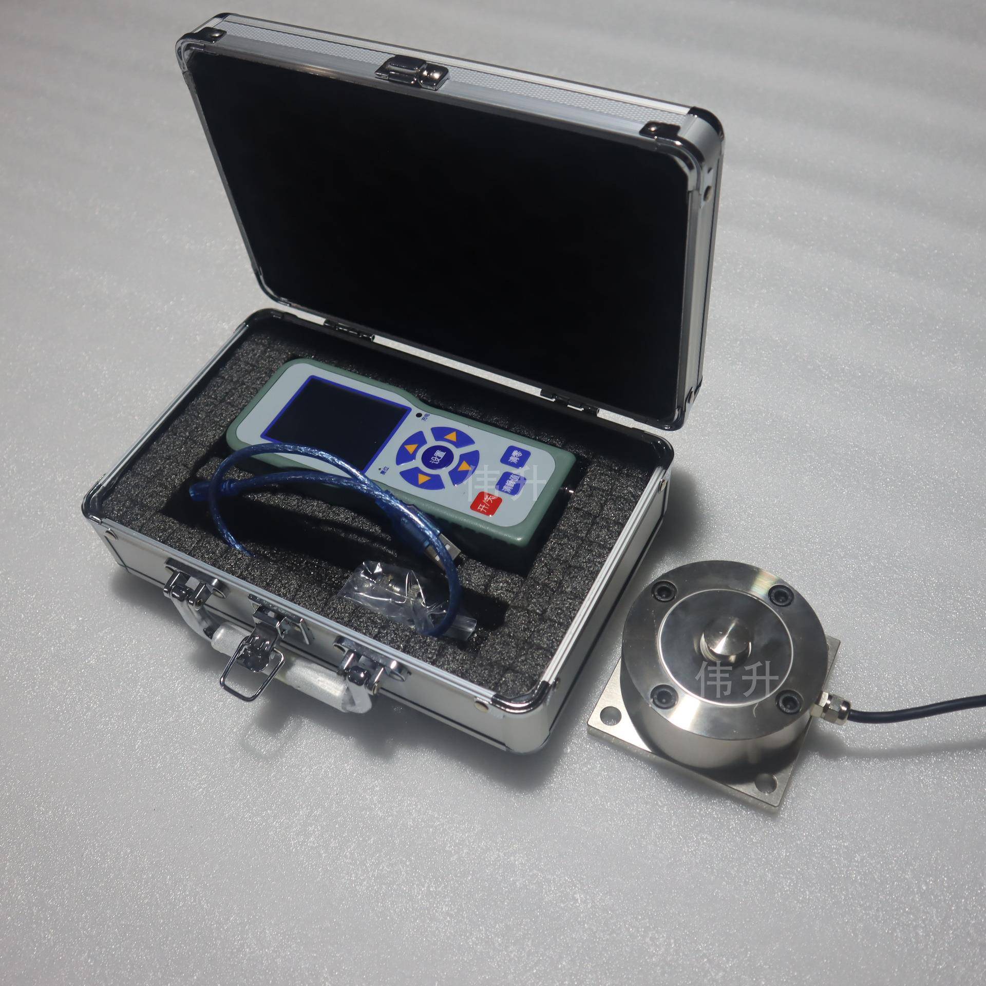 2吨数显压力计厂家工业级轮辐式压力传感器20KN连线式测力计