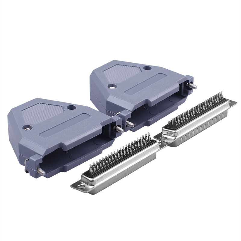 极速全铜镀金 DB62 三排62针插头 DB62公头K 母头 焊线式 HDB62连