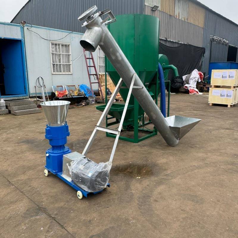 家用型草粉饲料颗粒机干湿粮食草料混合制粒机牛羊猪杂粮造粒机