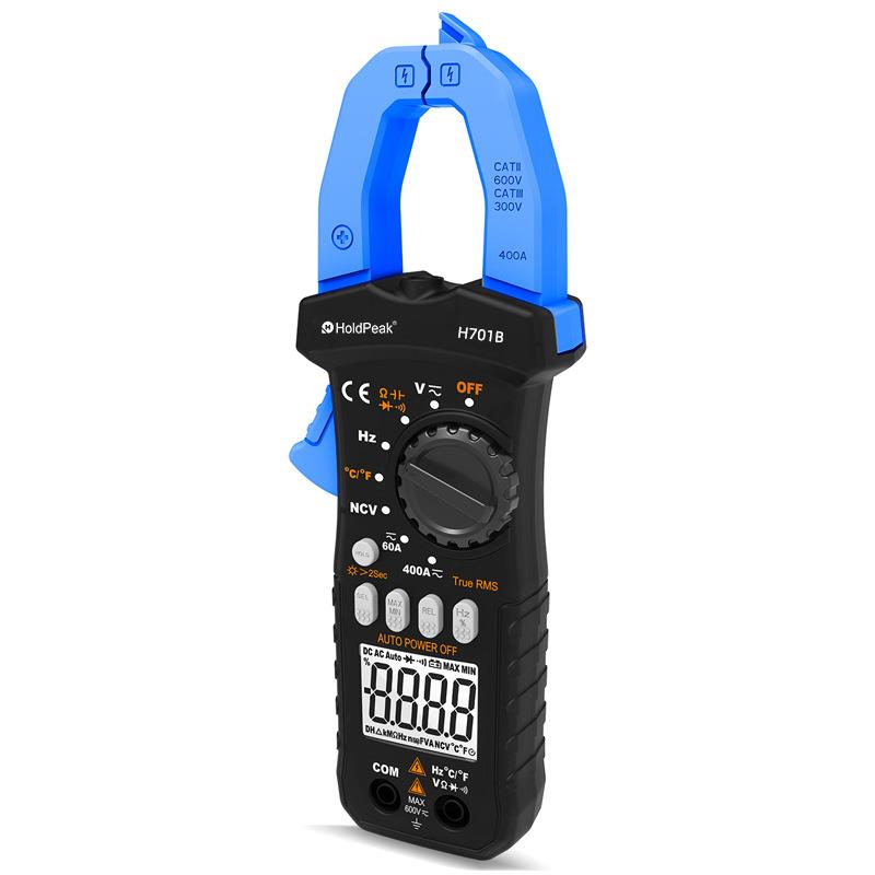 跨境钳形表万用表数字高精度全自动防烧钳型电流表钳流电工万能表