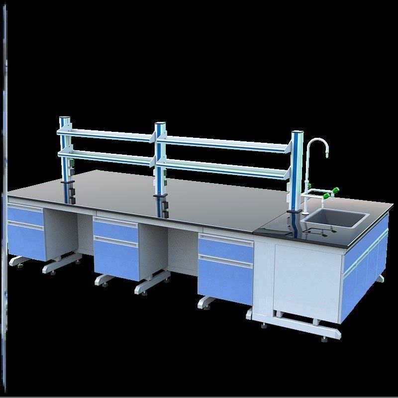 PP边台柜全钢中央台工作台试验钢木试剂架定制通风柜实验室实验台,商业/办公家具,实验台,淘宝优惠券,粉丝福利购,淘宝优惠卷