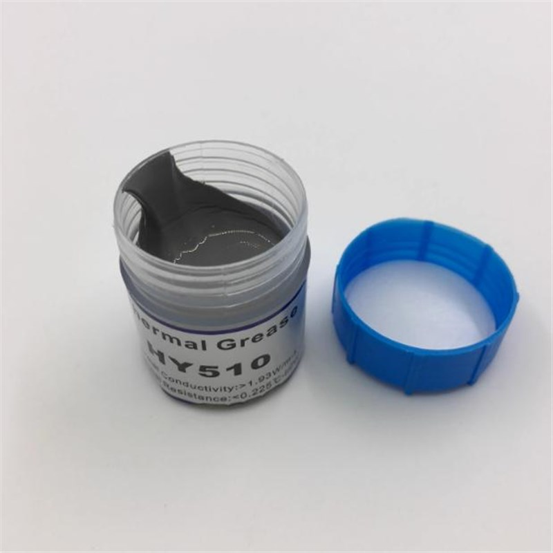 HY-510灰色含银导热硅脂膏瓶装CPU显卡芯Y片散热硅胶