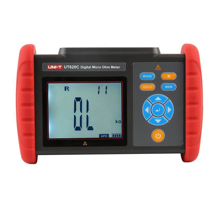 UNI-TUT620C直流低电阻测试仪四线测量便携式毫欧表微欧表