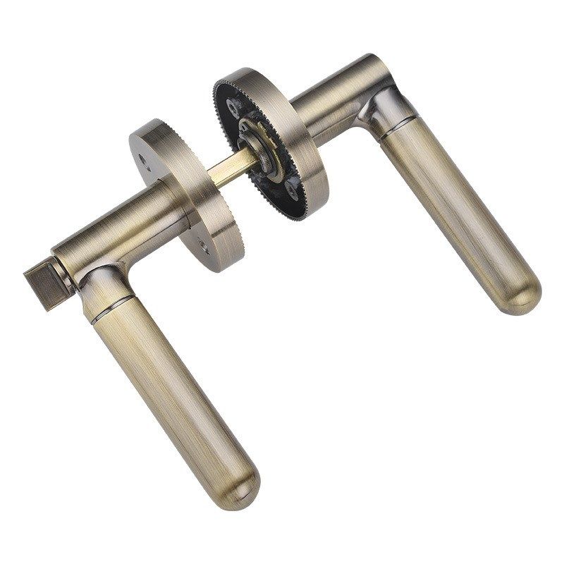 三杆锁门锁圆柄通用性铝合金门锁卫生间卧室门锁三杆式静音执手锁