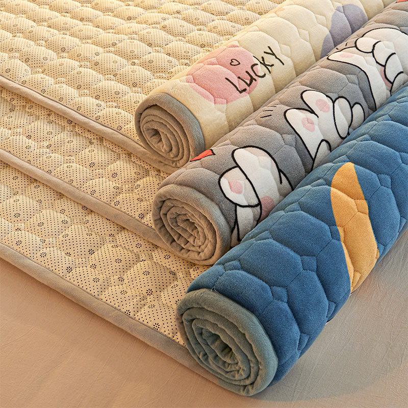 冬季加绒床单床笠单件防滑加厚x牛奶绒宿舍学生单人1.5米2绒面毛