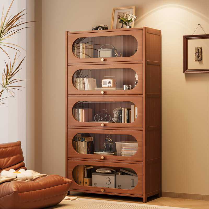 书架多层置物架客厅简易储物柜子靠墙落地展示柜带门收纳防尘书柜,模玩/动漫/周边/娃圈三坑/桌游,模型制作工具/辅料耗材,淘宝优惠券,粉丝福利购,淘宝优惠卷