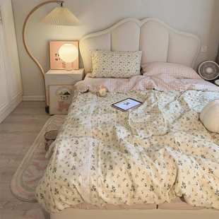 法式奶油风真皮床网红大司马蝴蝶公主床主卧室1米8双人床储物婚床