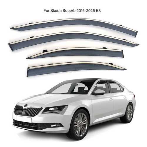 专用于斯柯达2016-2025速派晴雨挡Skoda Superb B8车窗雨眉防雨条