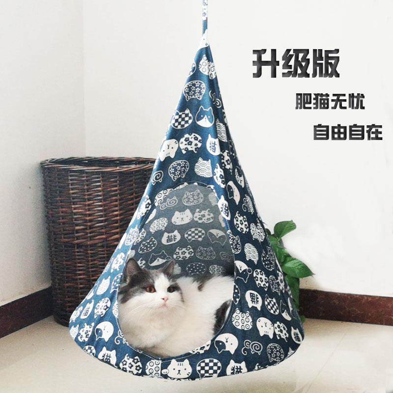 猫吊床挂式猫笼宠物帐篷猫窝猫床猫秋千窗户狗窝猫垫子貂猫咪用品
