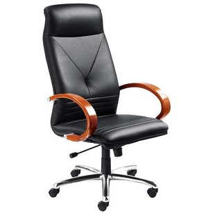 喜润高背带头枕经理椅主管椅办公椅接待椅洽谈椅盟敖斐司