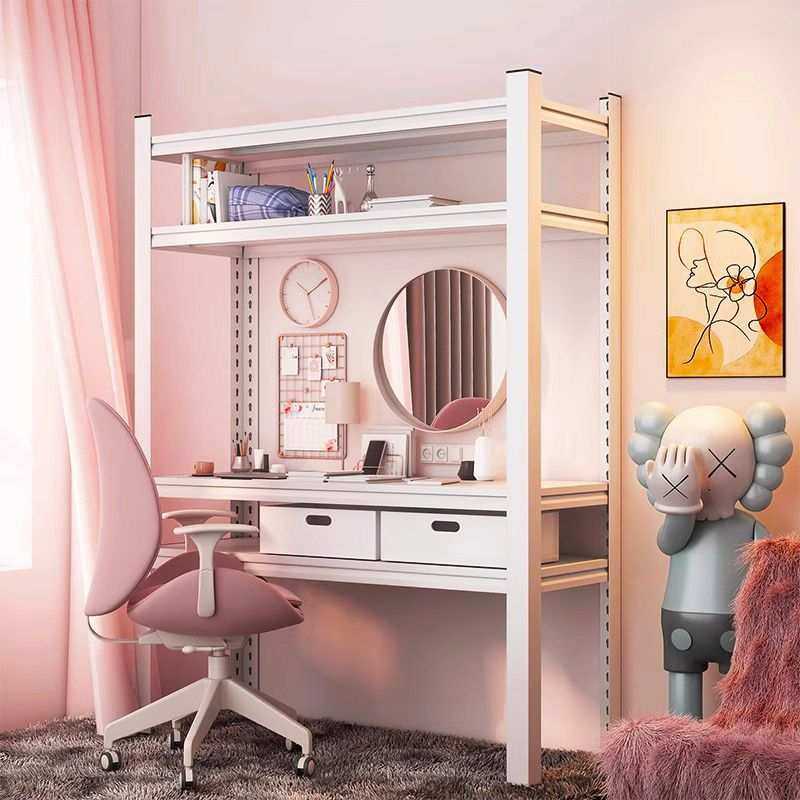 客厅储物架子书架钢制置物架书桌货架式学习桌多层落地连体书桌柜,模玩/动漫/周边/娃圈三坑/桌游,模型制作工具/辅料耗材,淘宝优惠券,粉丝福利购,淘宝优惠卷