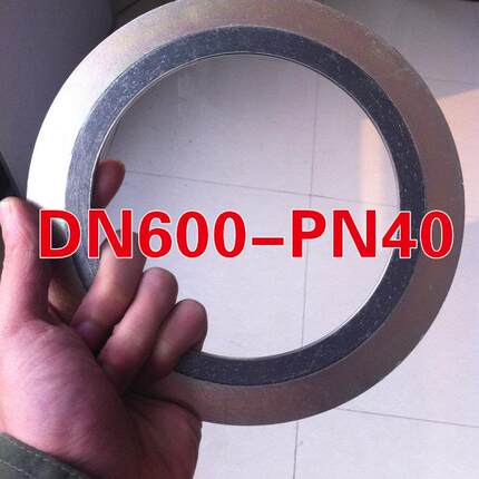 直销标准DN600-PnN40石墨四氟金属缠绕垫片304不锈钢内外环型碳钢