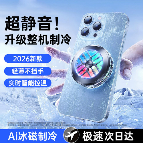 冷到结冰】超静音磁吸制冷散热器