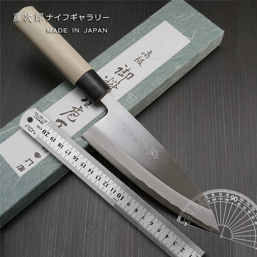 藤次郎白纸钢出刃170鱼头刀