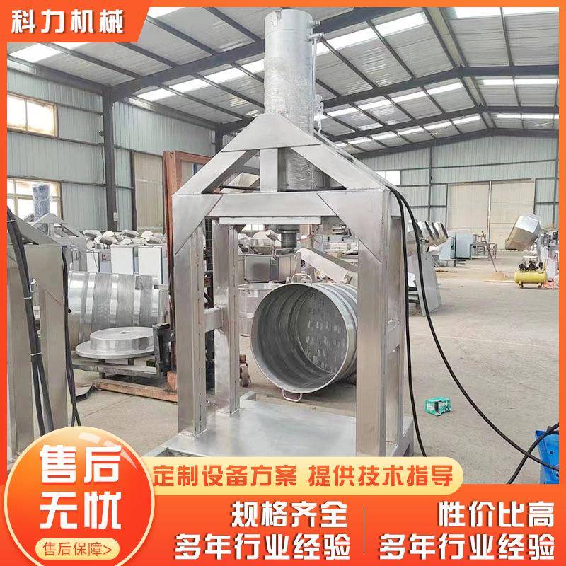 东北浆果自动榨汁机器 桑葚蓝莓汁压榨机 液压压榨机现货