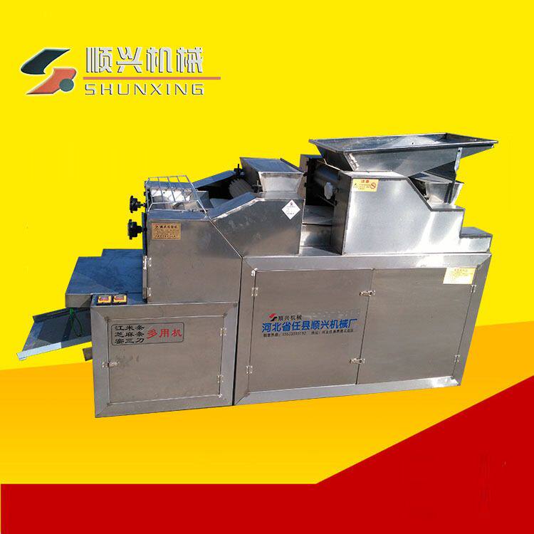 商用全自动江米条机 不锈钢咪咪条机芝麻条蜜三刀一体机点心面机