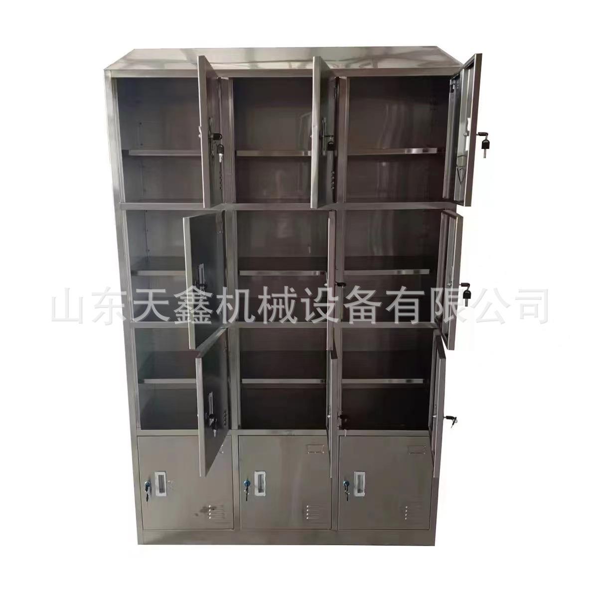 定制不锈钢储物柜员工存包柜无尘车间多门更衣柜