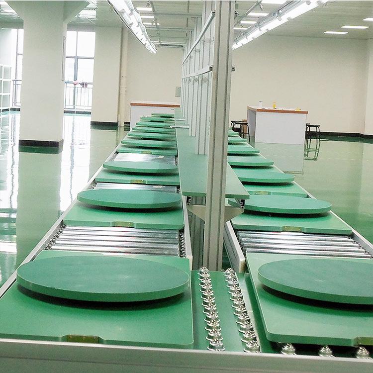 油烟机灶具套装生产线带灯架独立工作台流水线厂区规划免费设计