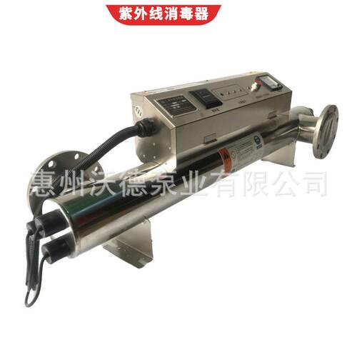 供应紫外线消毒器RZ-UZ2-LS40 DN100P=1.0KW供水设备配套成套机组