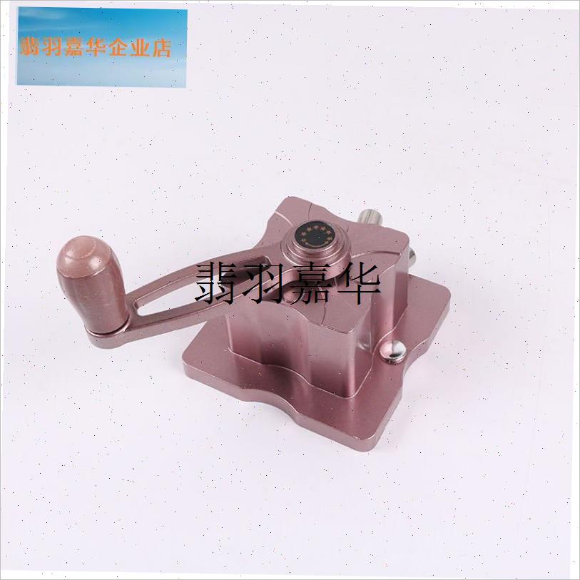 升降器手摇器双杆式o手柄晾衣架手摇家用阳台晾衣杆摇把维修配件,