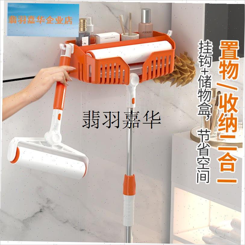 粘毛器滚筒长杆大号加长家用滚刷地板I灰尘床上滚轮头发黏粘毛神,