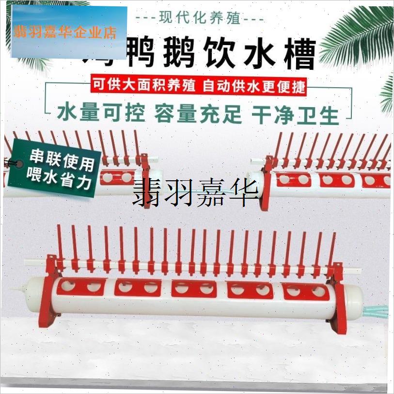 新款自动饮水器大小鸡鸭鹅用自动喂水器散养家禽饮水.槽养鸡水槽,