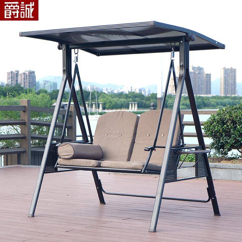 户外庭院秋千吊椅花园露台吊床摇椅室外别墅家用网红双人秋千