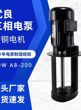 飞佳油泵水泵AB-200450WAB-100三相380机床冷却泵循环泵