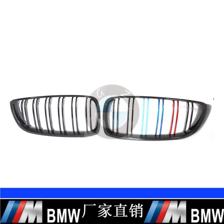 供应适用BMW宝马4系F32 14-17年 亮黑双线M版中网格栅