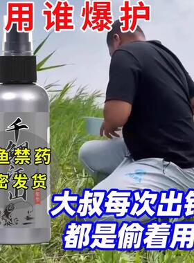 【正品保证】千鲤江山高浓缩钓鱼小药黑坑野钓鲫鲤草青诱鱼添加剂