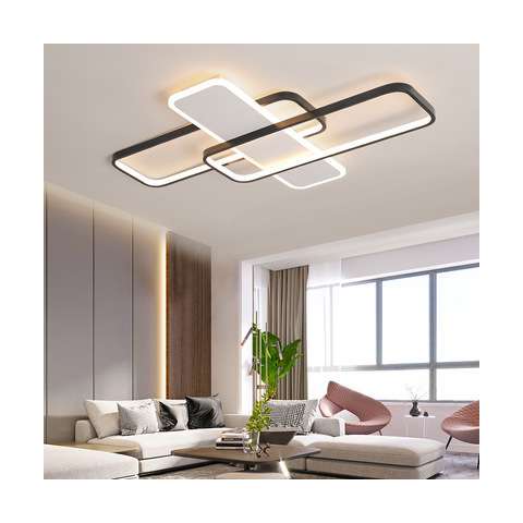 2020新款北欧客厅led吸顶灯长方形高档轻奢简约现代大气家用灯具