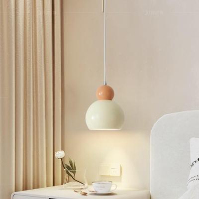 日式奶油风餐厅吊灯现代简约卧室床头吊灯北欧创意民宿客房卧室灯