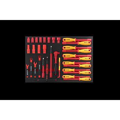 33件绝缘套筒类工具托组套