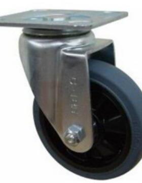 南星3005-1-T2-RR 5寸灰色橡胶活动轮 轮宽32MM 载重160KG