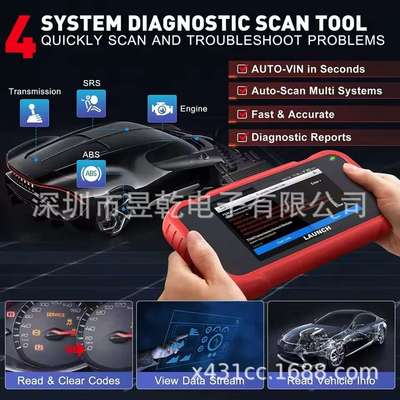 Launch X431 CRP123X v2.0 CReader 123X  Plus OBD2 Car Scanner