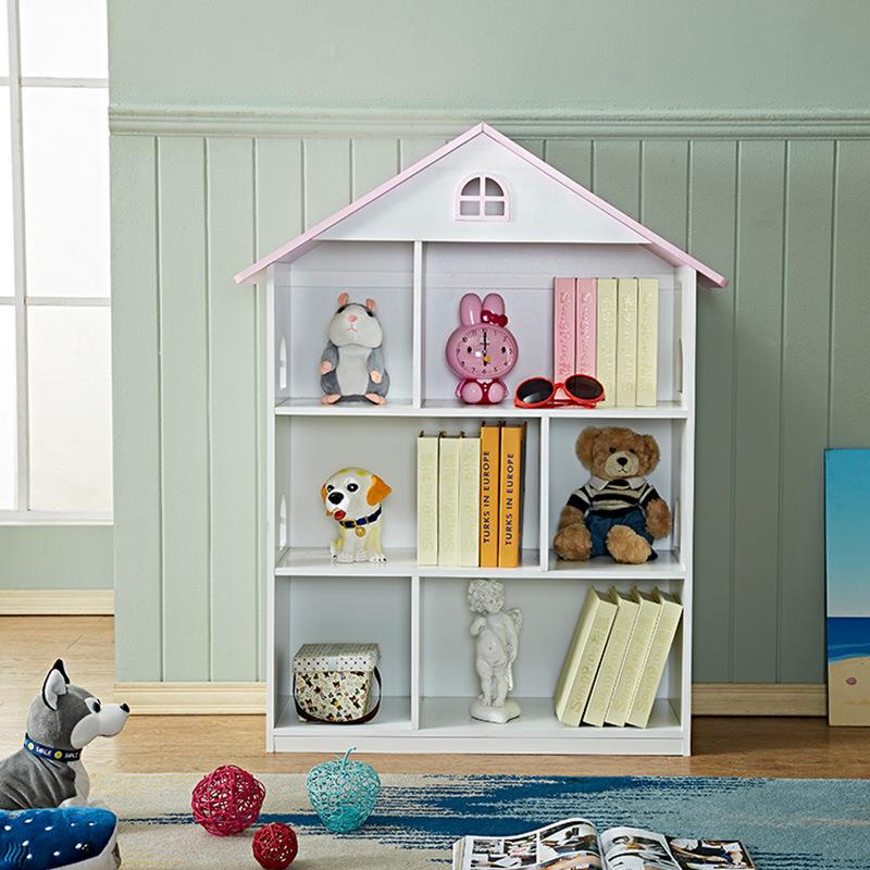 儿童书架玩具储物收纳柜宝宝绘本架收纳架幼儿园阅读区落地置物架