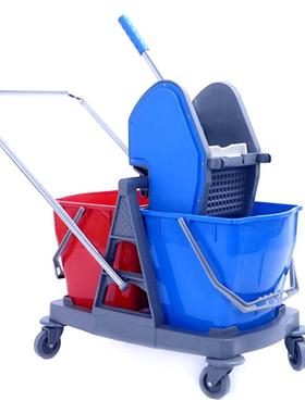 20L36L40L60L免手洗侧压下压洗拖把桶拖布桶清洁车单双桶柞榨水车