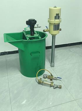 ZBQ-27/1.5矿用增压注浆泵便携式气动注浆泵 QB-152注浆搅拌器+桶