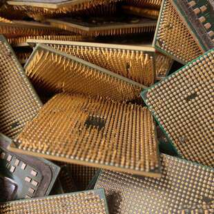 提炼电子废料镀金镀金电子元件废料插针废料CPU材料镀金元件