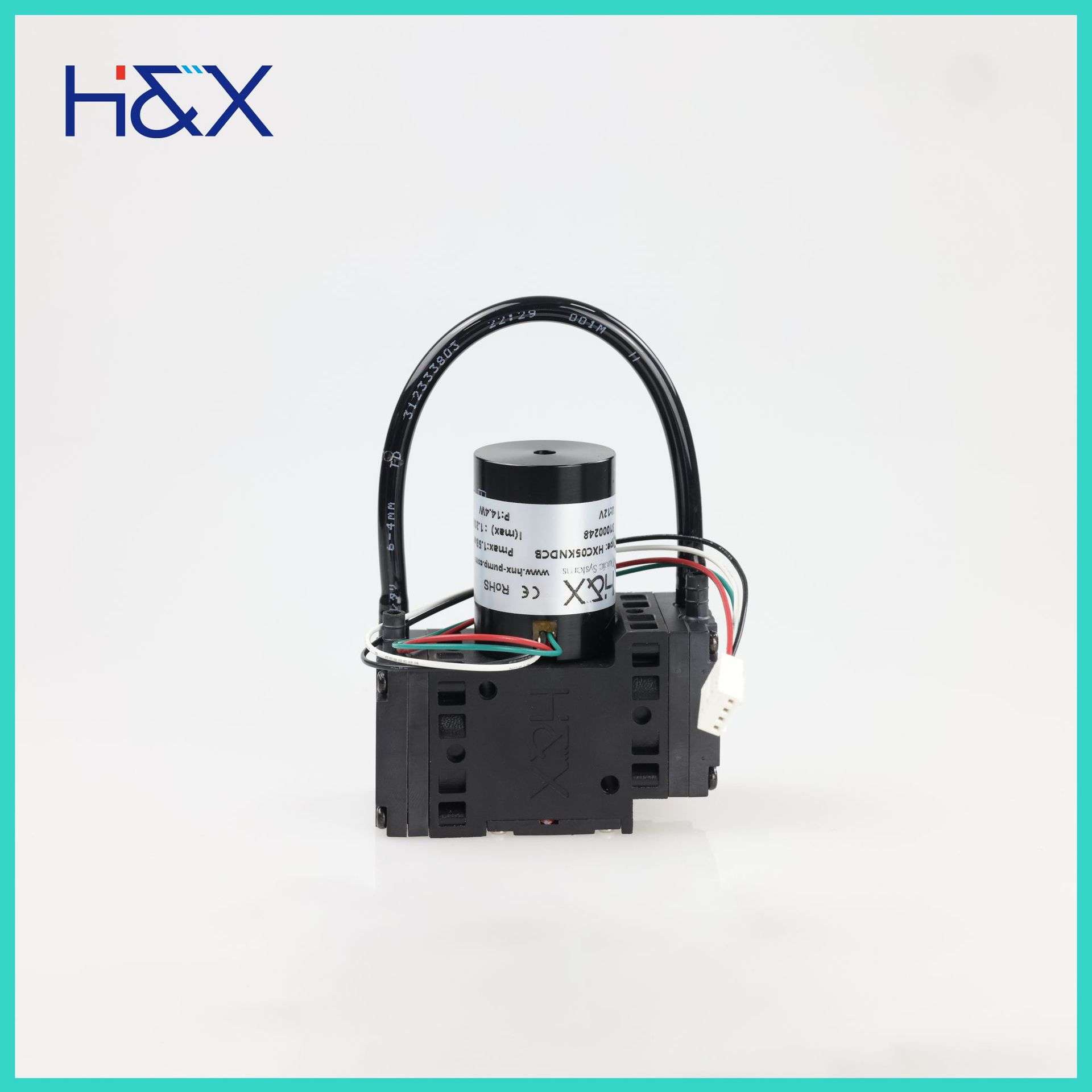 0.5~4.5L/min双头串联微型真空泵耐腐蚀微型隔膜泵抽气传输采样