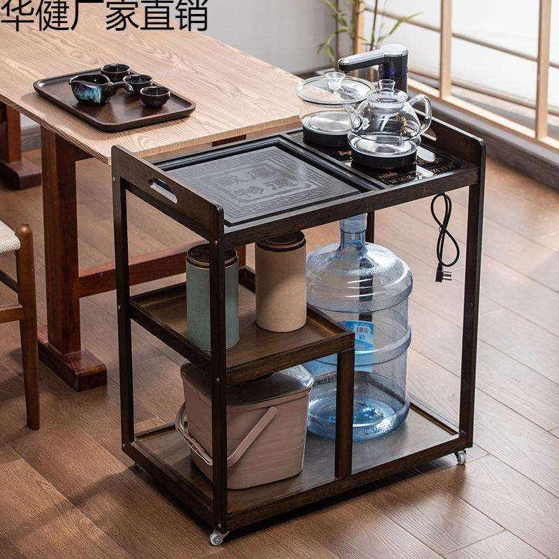 移动茶车小茶台简约现代泡茶桌家用茶具套装一体中式客厅小型茶几