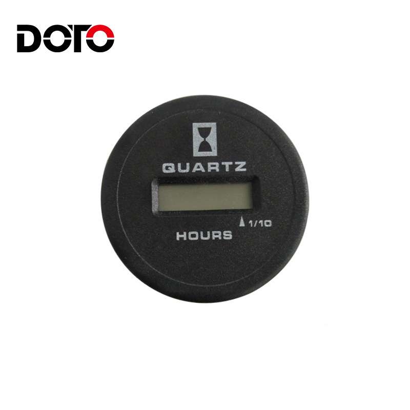 挖掘机装载机工业发动机计时表LY-05D2汽车仪表通电计时器小时表