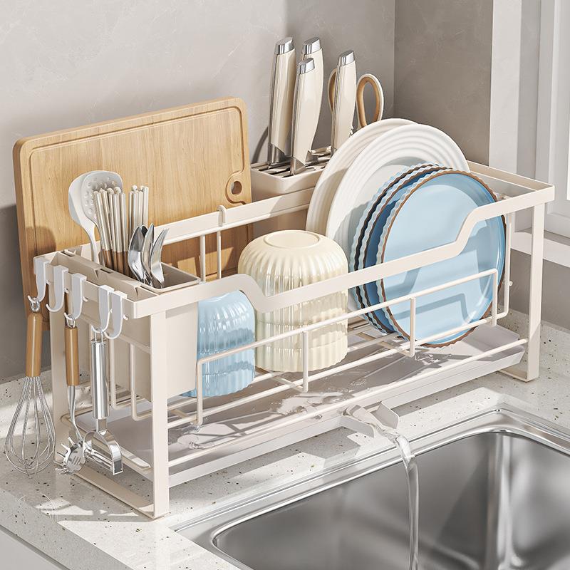 沥水碗盘架厨房窗台砧板碗筷沥水架免安装窄小型水池边碗碟置物架