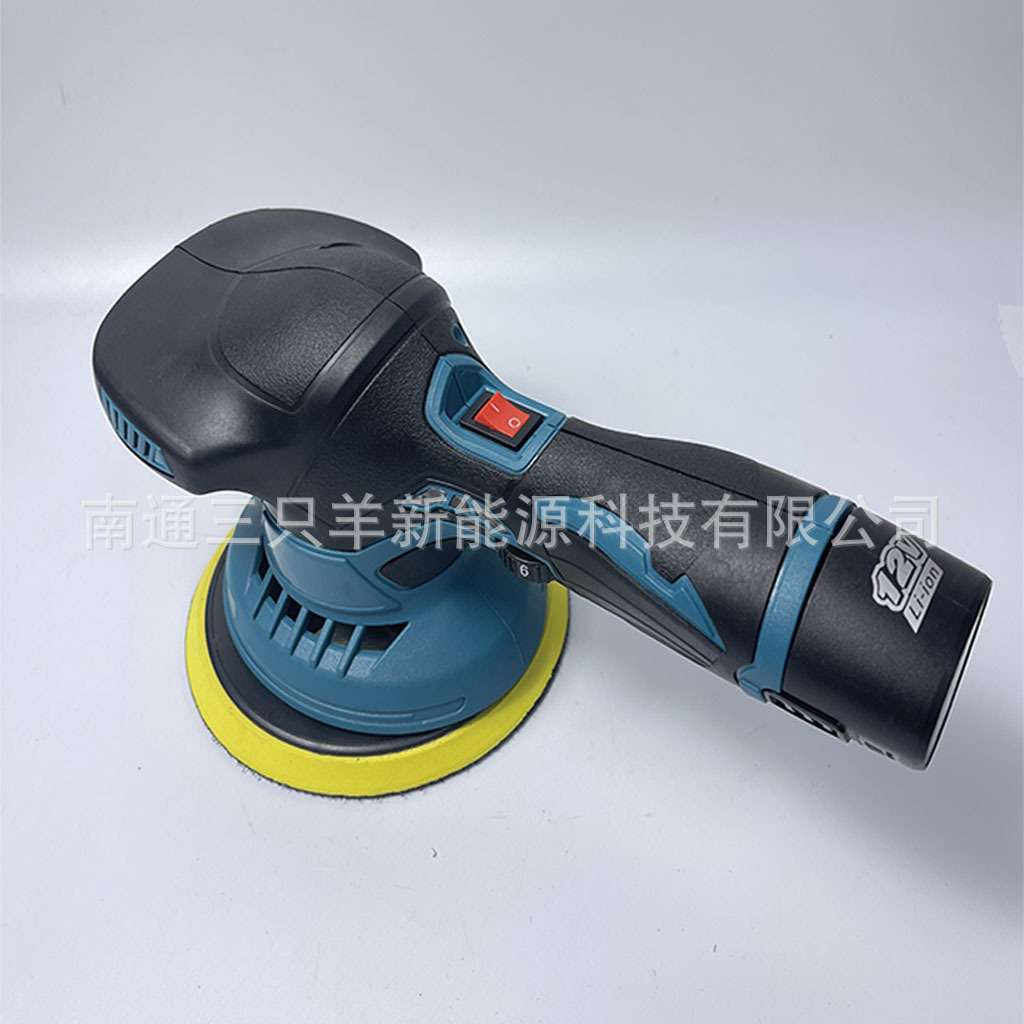 锂电抛光机无线便携式汽车抛光打磨机可调速手动多功能打磨打蜡机